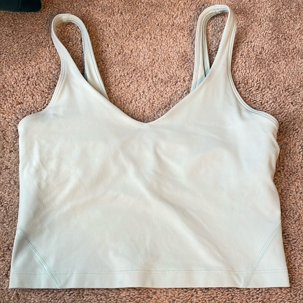 Mint green Lululemon top size 4